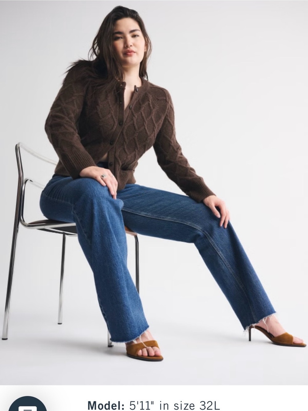 Curve Love High Rise 90s Relaxed Raw Hem Jean Size 27 Regular